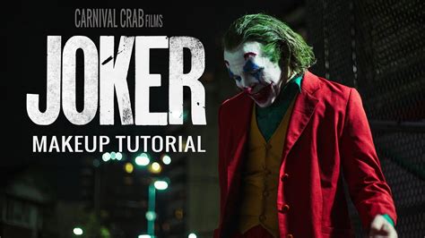 joaquin phoenix joker makeup tutorial